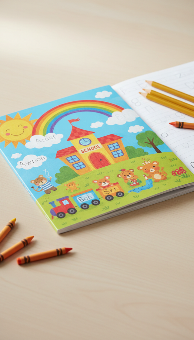 Handwriting Practice Book — Demo — illustrative demo image
