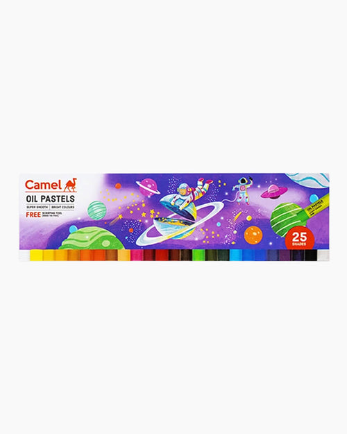 Camel Oil Pastels — 25 Shades with Scraping Tool — product image