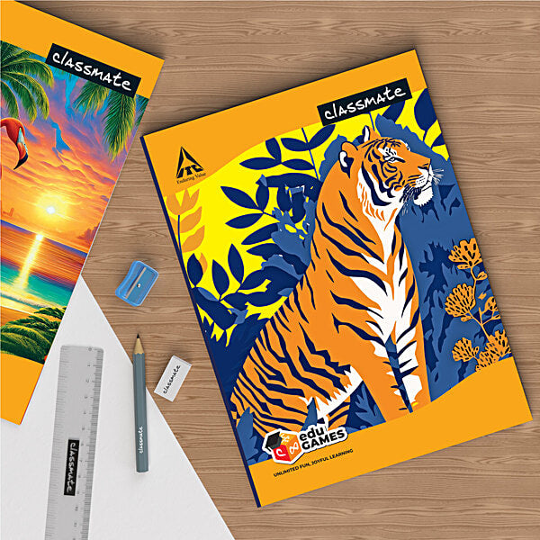 Classmate Single Line Notebook — 120 Pages, 18 × 24 cm — pack detail